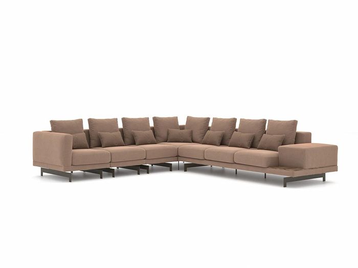Polstersofa L-Form Wohnzimmer Luxus Eck Garnitur Neu Textil Einrichtung