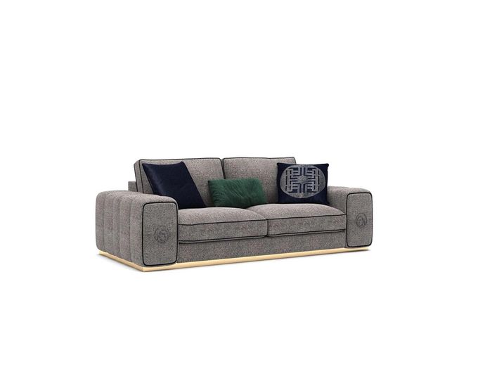 Luxus Couch Polstermöbel Polster Sofa Textil Couchen Wohnzimmer Neu Zweisitzer