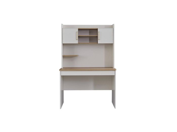 Schreibtisch Computertisch Kinderzimmer Regale Tisch Holz Weiß Modern