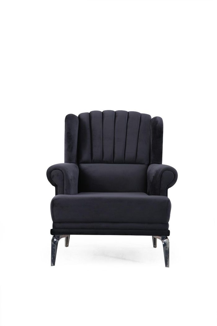 Perfekte Sessel Holz Design Wohnzimmer Möbel Blau farbe Luxus Stil