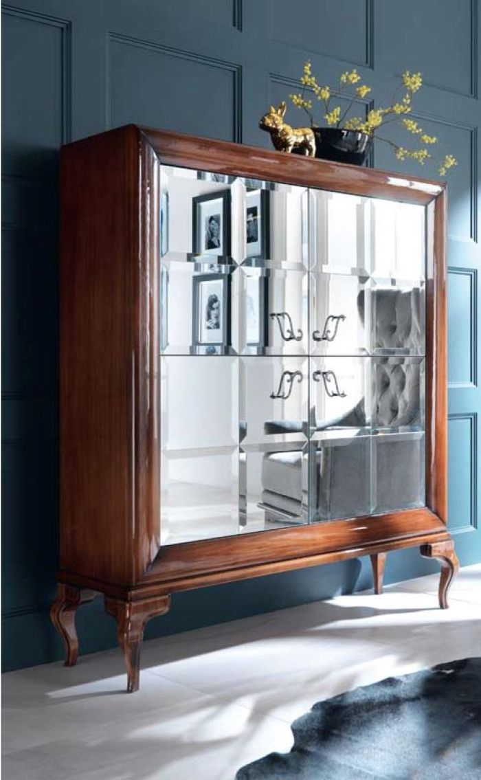 Kommode Schränke Kommoden Holz Luxus Sideboard Wohnzimmer Möbel Schrank Braun