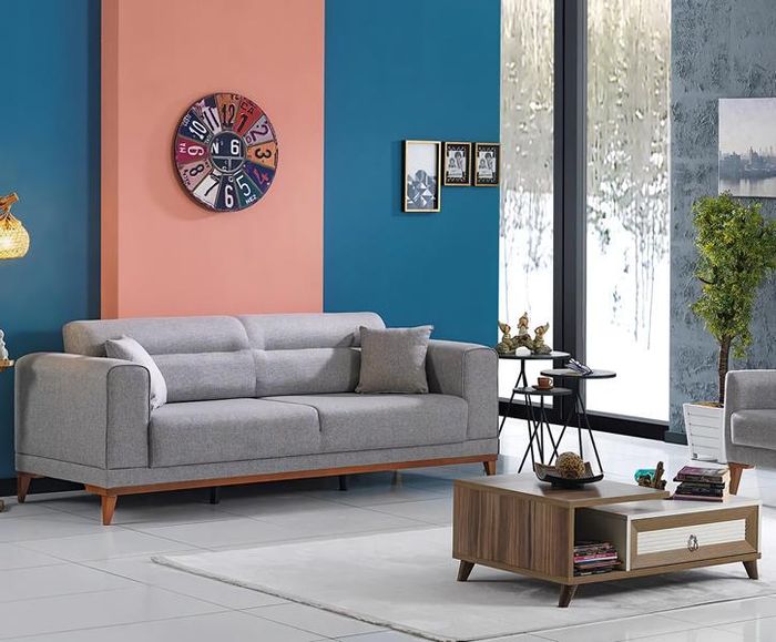 Sofa Dreisitzer Couch Polster Möbel Polstermöbel Polstercouch Sitzmöbel