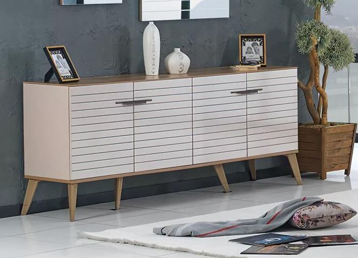 Kommode Sideboard Highboard Schrank Kommoden Buffet Holz 200cm Anrichte
