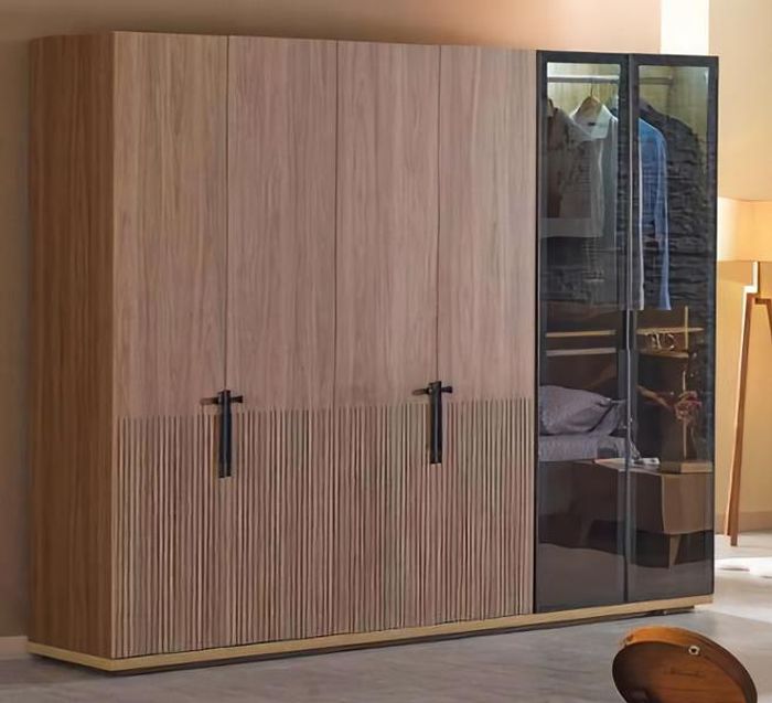 Komplettes Schlafzimmer 2x Nachttische Set Bett Sets Schlaf Kommode 4tlg