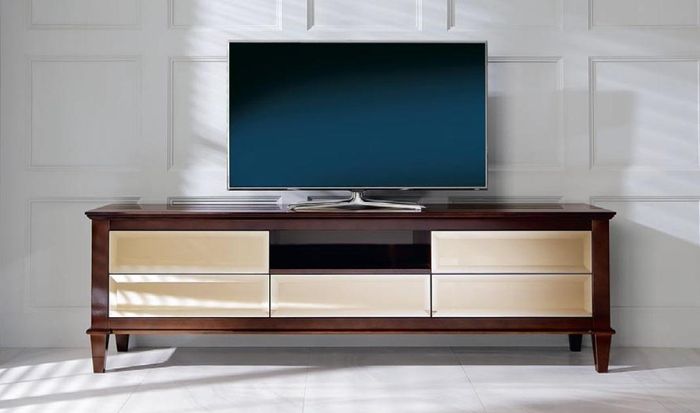 rtv Lowboard tv Ständer Sideboard Kommode Wohnzimmer Modern Holz Design Möbel
