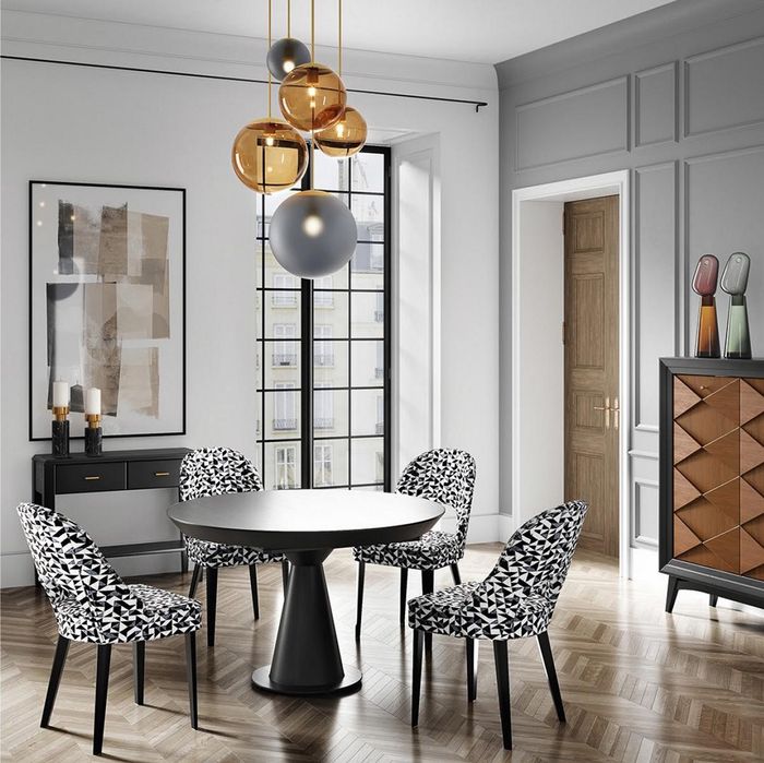 Essgruppe Essecke Esszimmertisch Esszimmer Esstisch Stuhl Tisch Holz Set 5tlg