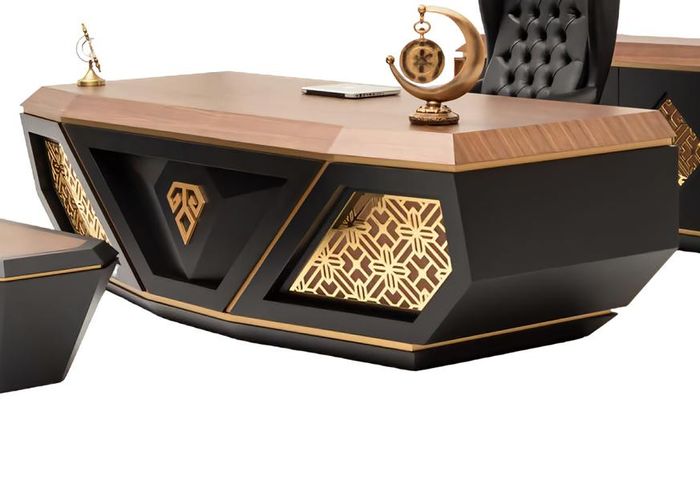 Stylisch Schreibtisch Schwarz Arbeitstisch Modern Arbeitszimmermöbel Büro Tisch