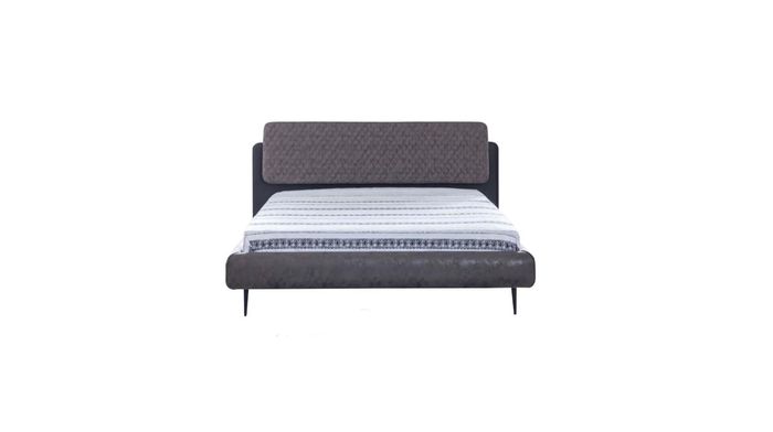 Bettrahmen Doppelbett Betten Bett 180 cm Grau Stoff Modern Schlafplatz