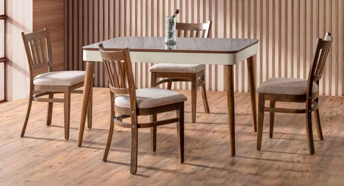 Esszimmer Set Modern Stuhl Set 4x Stühle Essgruppe Garnitur Lehnstühle Luxus