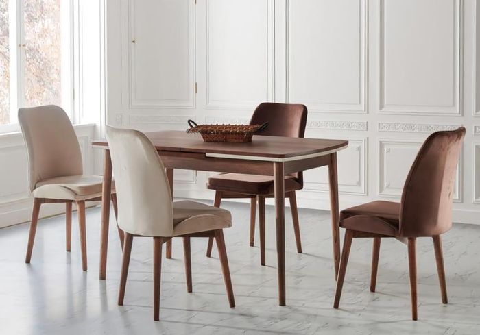 Luxus Komplett Esstisch 4х Stühle Luxus Esszimmer Einrichtung Design Möbel