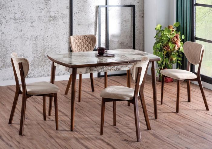 Luxus Hochwertig Komplett Esstisch 4х Stühle Luxus Esszimmer Design Möbel