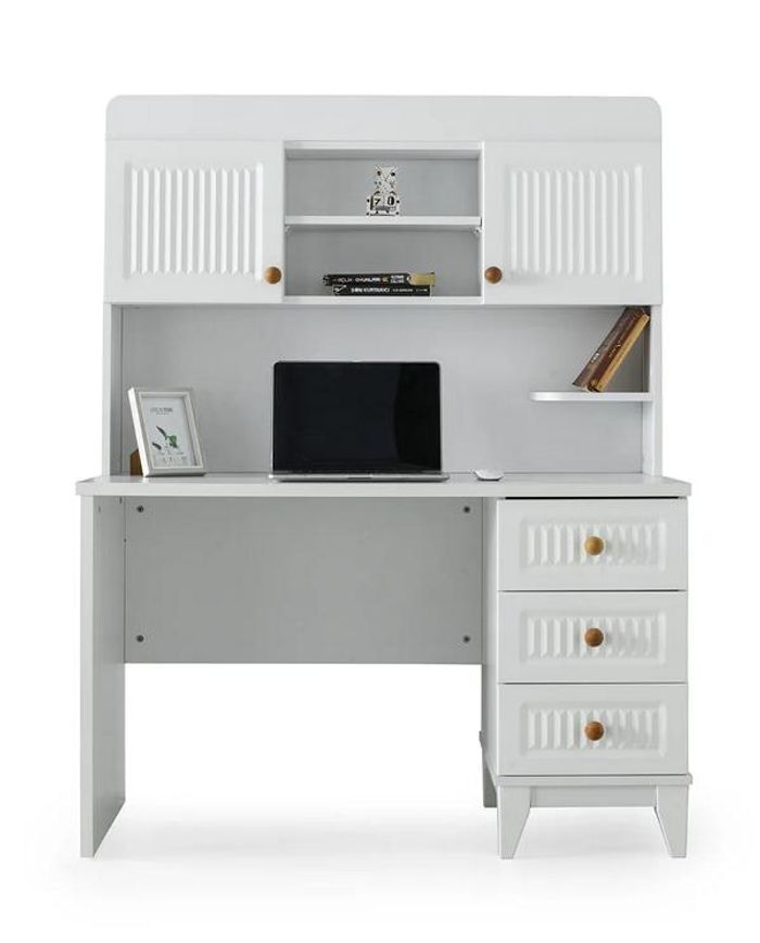Schreibtisch Stauraum Regale Modernes Design Arbeiten Homeoffice Stilvoll Möbel