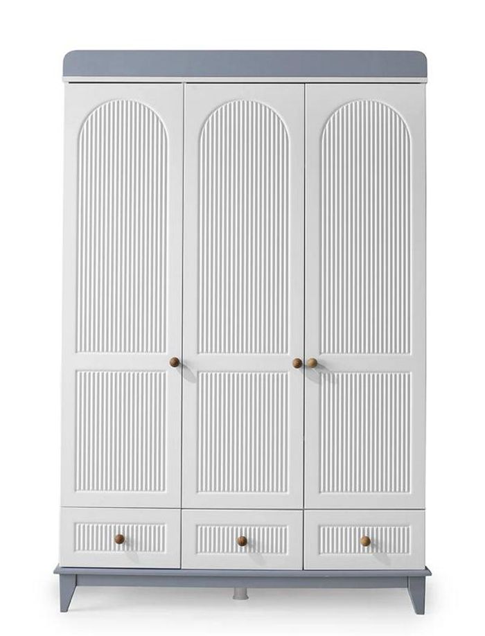 Kleiderschrank Modern Holz Schrank Design Kinderzimmer Weiß Holz Möbel Neu