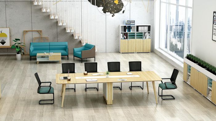 Konferenztisch Büro Tische Besprechungstisch Meeting Möbel Home Office Tisch Neu