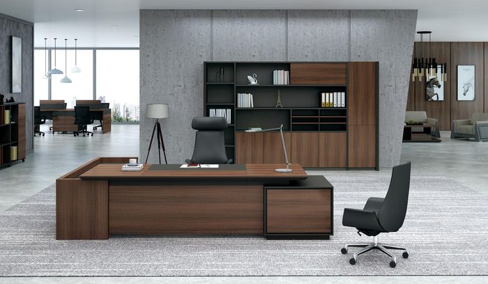 Bürotisch Schreibtisch Eckschreibtisch Computertisch Arbeitstisch Firma Möbel