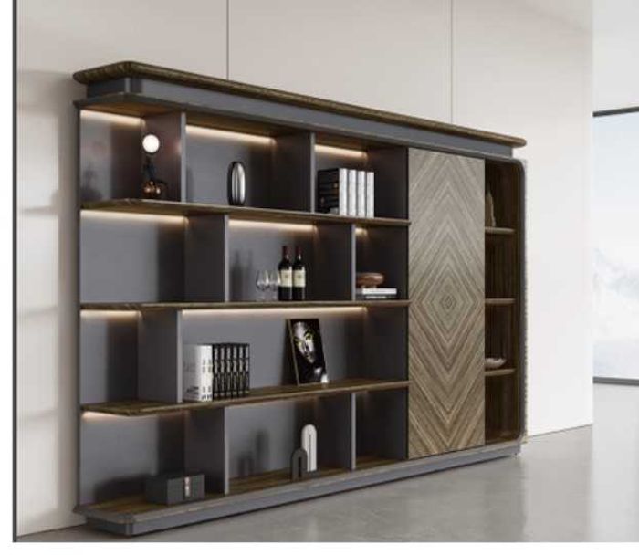 Design Schrank Bücherschrank Aktenregal Office Einrichtung Regal Büro