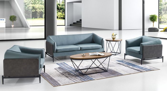 Sofagarnitur 3+1+1 Sitzer Sofa Couch Garnituren Sofas Polster Stoff Textil Neu