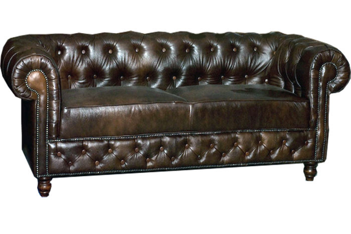 Ledersofa Polster Sofagarnitur Couch Leder Garnitur Chesterfield NAPOLI FALMOUTH
