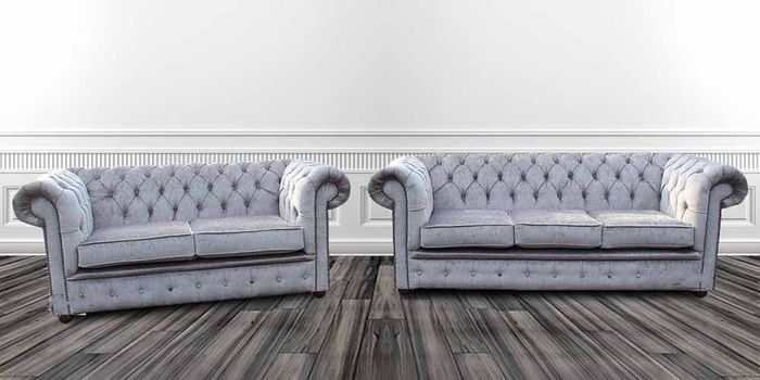 Design Polster Sofa Couch Sitz Lounge Club Garnitur Chesterfield Sofagarnitur