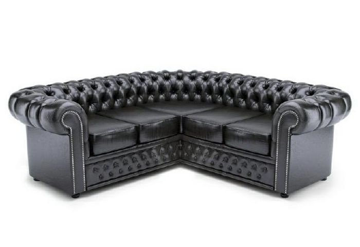 Chesterfield Sofa Ecke Eckcouch Ecksofa Polster Sitz Garnitur Eckgarnitur Lord