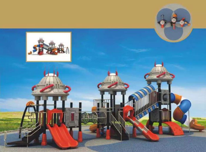 Spielplatz Plätze Robotern Turm Rutsche Outdoor Freizeit Maßfertigung