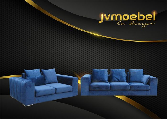 Sofagarnitur Big Set 32 Sitzer Textil Sofa Couch Wohnzimmer Garnitur Design Neu