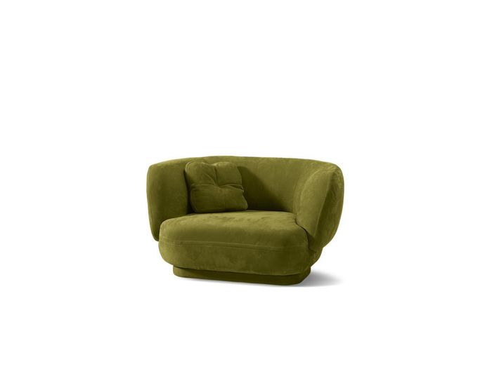 Sessel Sitz Grün Prianera Design Wohnzimmer Polster Einsitzer Möbel Luxus Stil
