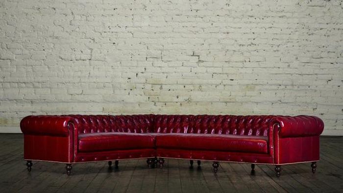 Ledersofa Chesterfield Sofa Couch Poster Eckgarnitur Eckcouch Sofas Garnitur Neu