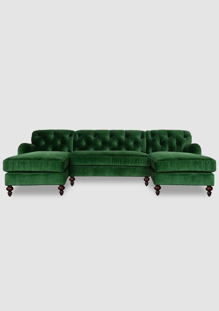 Wohnlandschaft Chesterfield Sofa U Form Couchen Polster Ecksofa Sofa Garnitur