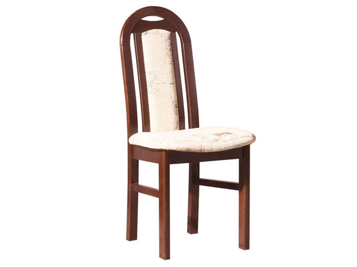 Stuhl Design Textil Holz Polster Gastro Esszimmer Stoff Stühle Lehnstuhl Sessel