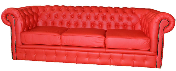 Chesterfield Polster Sofa Couch Designer Garnitur 3 Sitz Couchen Klassisch *Neu*