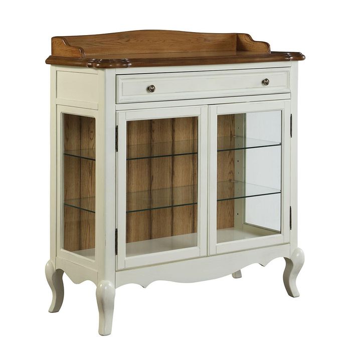 Wohnzimmer Schrank Klassische Vitrine Vitrinenschrank Seitenschrank anrichte neu