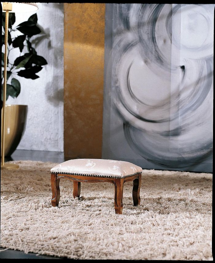 Polster Bank Fußhocker Ottomane Sitzhocker Sitzpouf Wohnzimmer Design Hocker