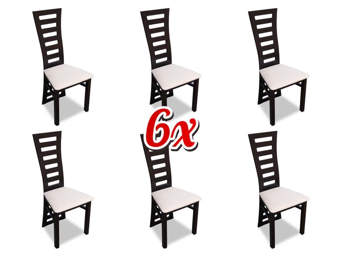 Essgarnitur Essgruppe Möbel Gruppe Esszimmer Garnitur 6x Stuhl Set Stühle Lehn