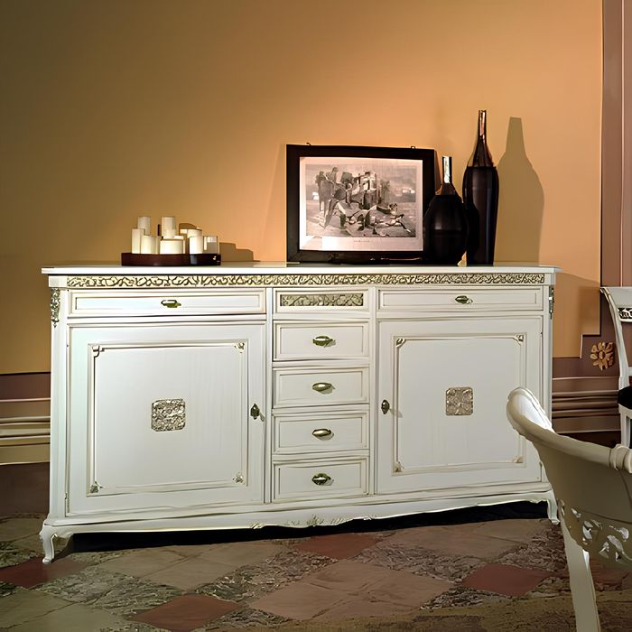 Antik Barock Stil Kommode Kommode Wohnzimmer Schlafzimmer Regal Sideboard Neu