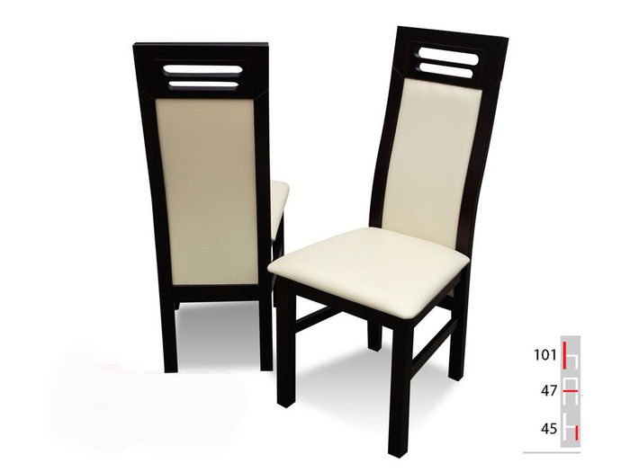 MASSIVHOLZ STUHL ESSZIMMERSTUHL DESIGNER LEDER STUHL STÜHLE ESSZIMMERSTÜHLE K65