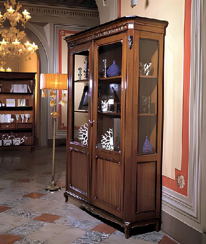 Moderne Anrichte Kommode Vitrine Kommoden Schrank Schränke Holz Massivholz