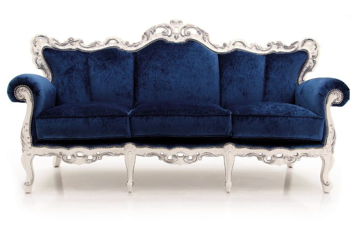 Textil Sofa Couch Polster Sofa 3 Sitzer Couchen Sofas Art déco Dreisitzer Neu