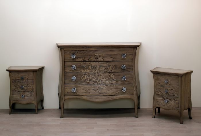 Kommoden Holz Schränke Anrichte Möbel Luxus Kommode Sideboard Schrank Italien
