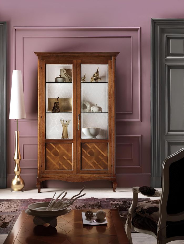 Wohnzimmer Anrichte Glas Schrank Vitrine Esszimmer Anrichte Holz Schränke Möbel