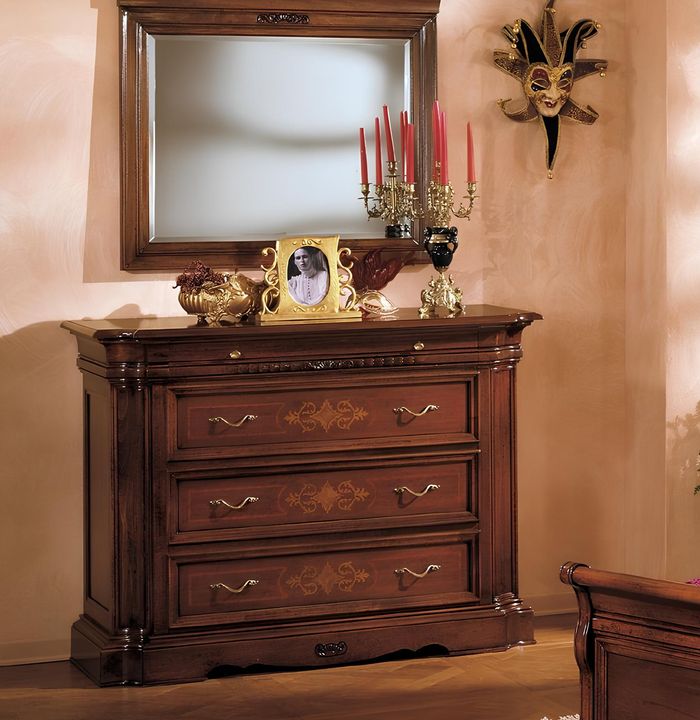 Sideboard Anrichte Kommode 4 Schubladen holz Schubladenschrank Anrichte Kommoden