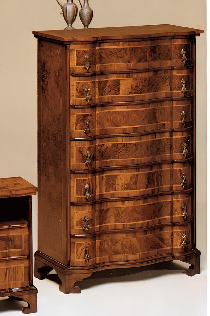 Hochschrank Kommode Sideboard Schränke Möbel Massive Italienische Einrichtung