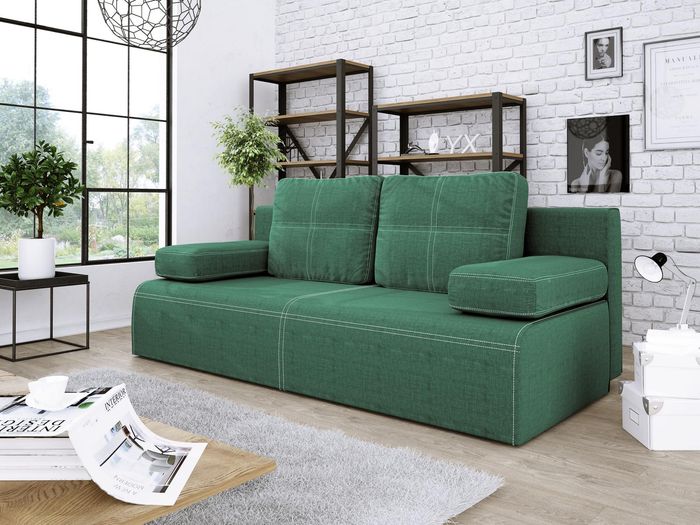 -Sofa 3 Sitzer Stoffsofas Luxus Designer Couch Couchen big Polster Lümmel 198cm
