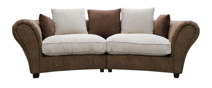 -Sofa 4 Sitzer Stoffsofas Luxus Couch Couchen big Polster Lümmel 265cm Designer