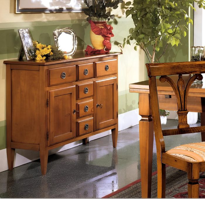 Kommode Anrichte Sideboard Braun Sideboards Schrank Kommoden Möbel Massiv Holz