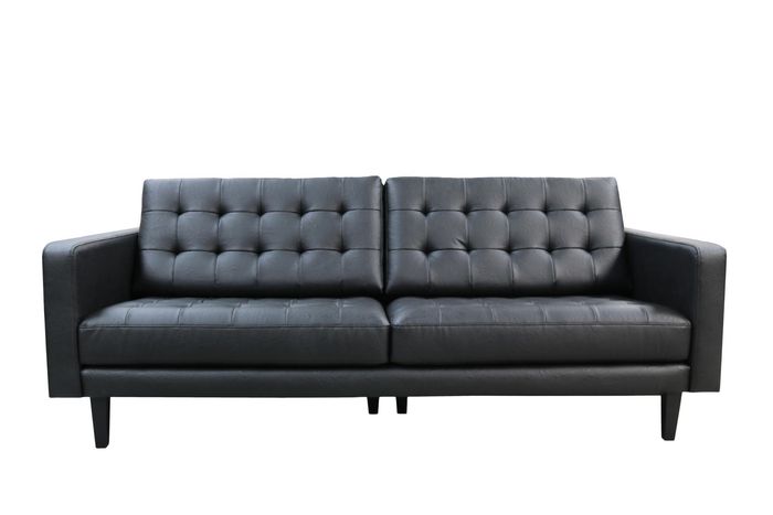 Sofa Couch Polster 3 Sitzer Leder Sofas Couchen Sitz Garnituren Design Club 3er