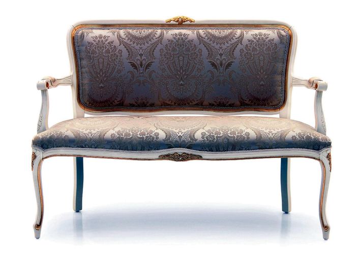 Sofa Couch Design Couch Polster Textil Modern Zweisitzer Sitzer Bank 2 Sitzer
