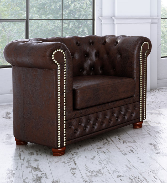 Sessel Design Couch Sofa Relax Lounge Club Polster Sitzer Luxus Fernseh 1 Sitzer
