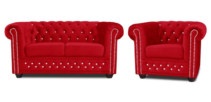 Sofagarnitur 3+1 Sitzer Sofas Couch Polster Blaue Klassische Couchen Garnitur