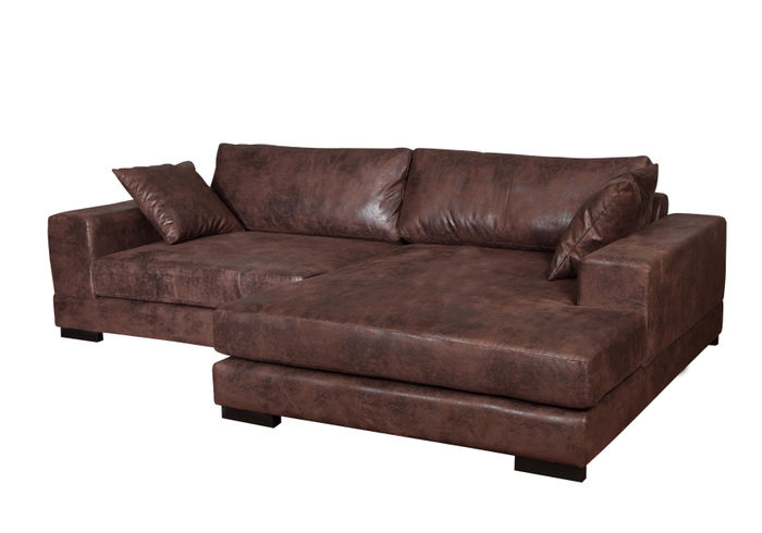 Big Sofa Couch Ecksofa Vintage xxl Polster Eck Garnitur Wohnlandschaft Leder Neu